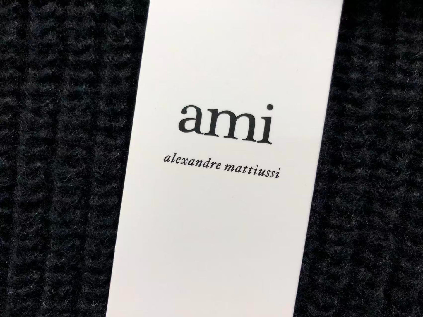Suéter AMI Paris Knit Half-Zip Coração Minimal