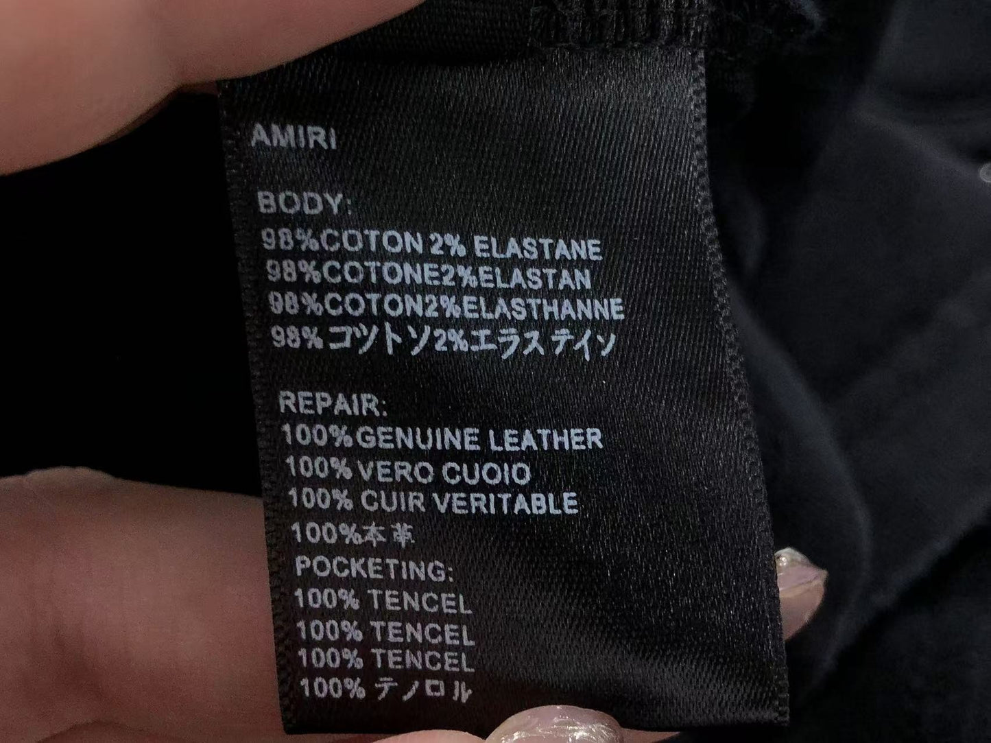Camiseta AMIRI Sunset Blvd Logo