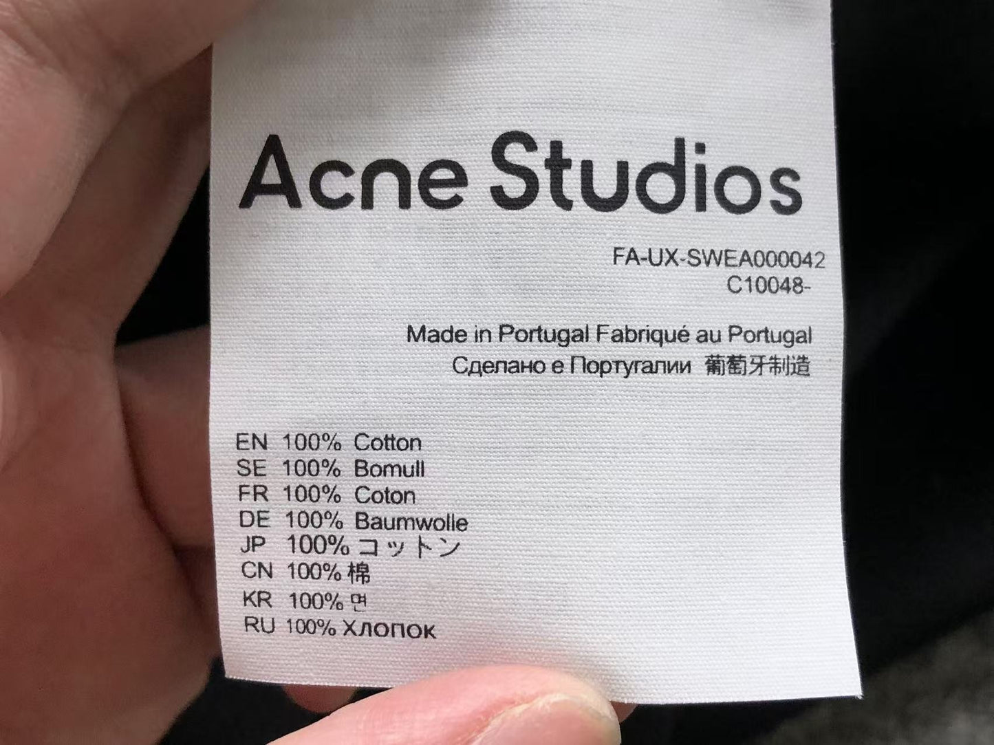 Camiseta Acne Studios Floralgatan 13