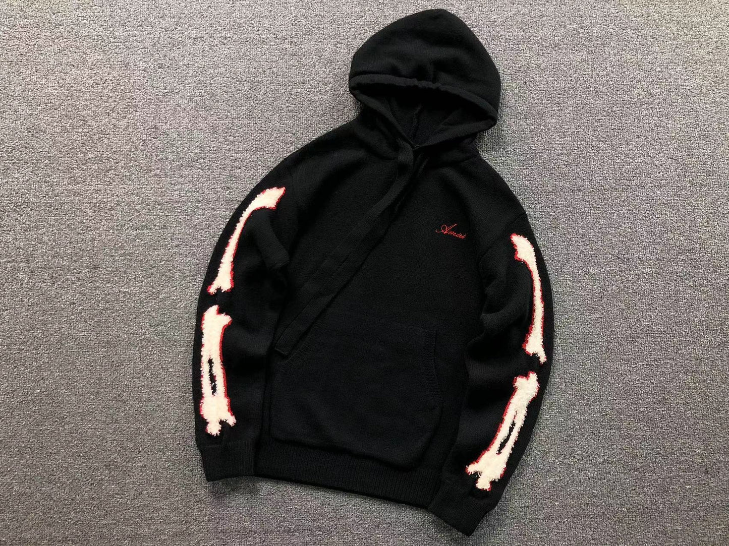 Suéter AMIRI Sleeve Flame Minimal Hoodie