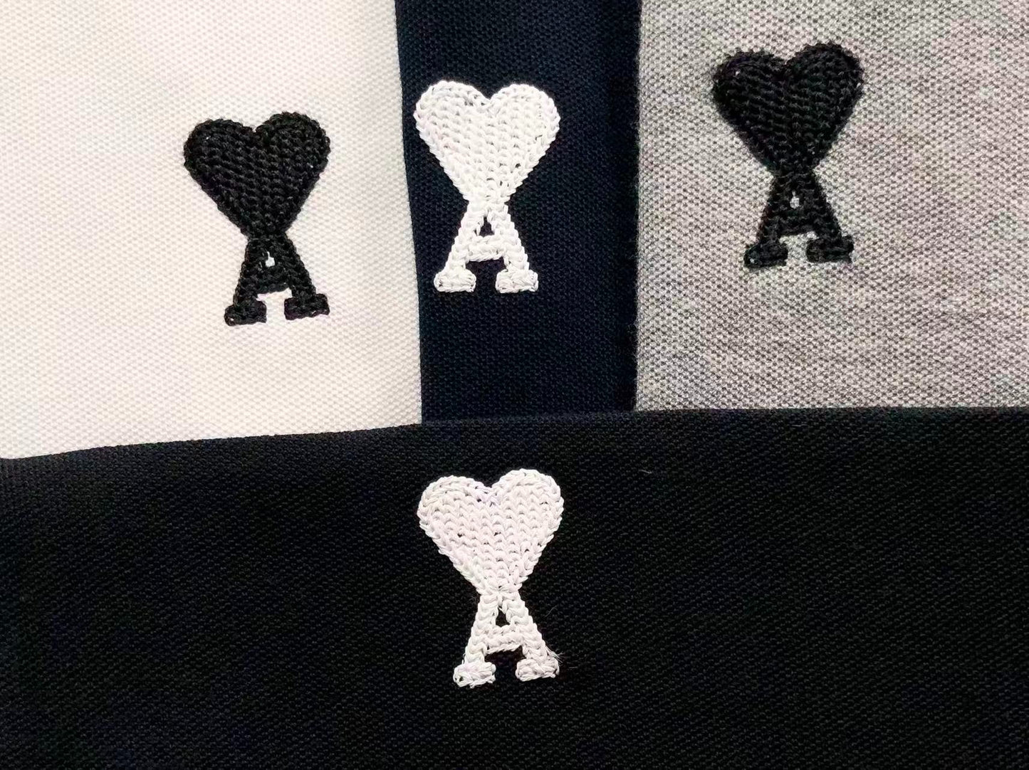 Camiseta Polo AMI Paris Essential Mini Logo