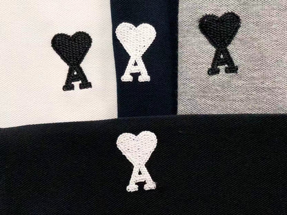 Camiseta Polo AMI Paris Essential Mini Logo