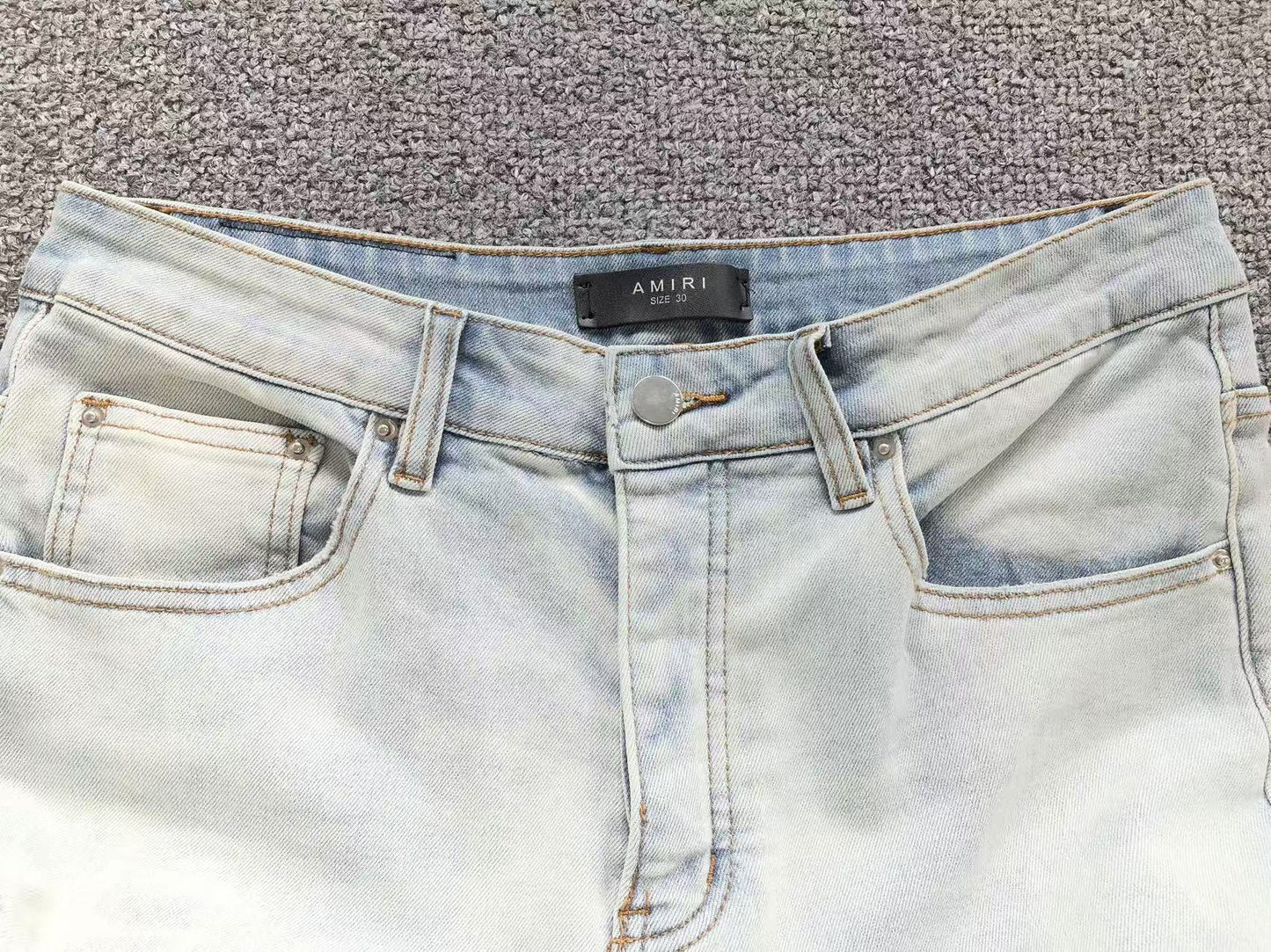 Calça AMIRI White Star Denim