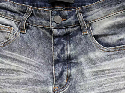 Bermuda Jeans AMIRI Distressed Monogram