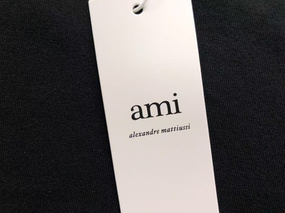 Camiseta AMI Paris Mini Textured Logo Tee
