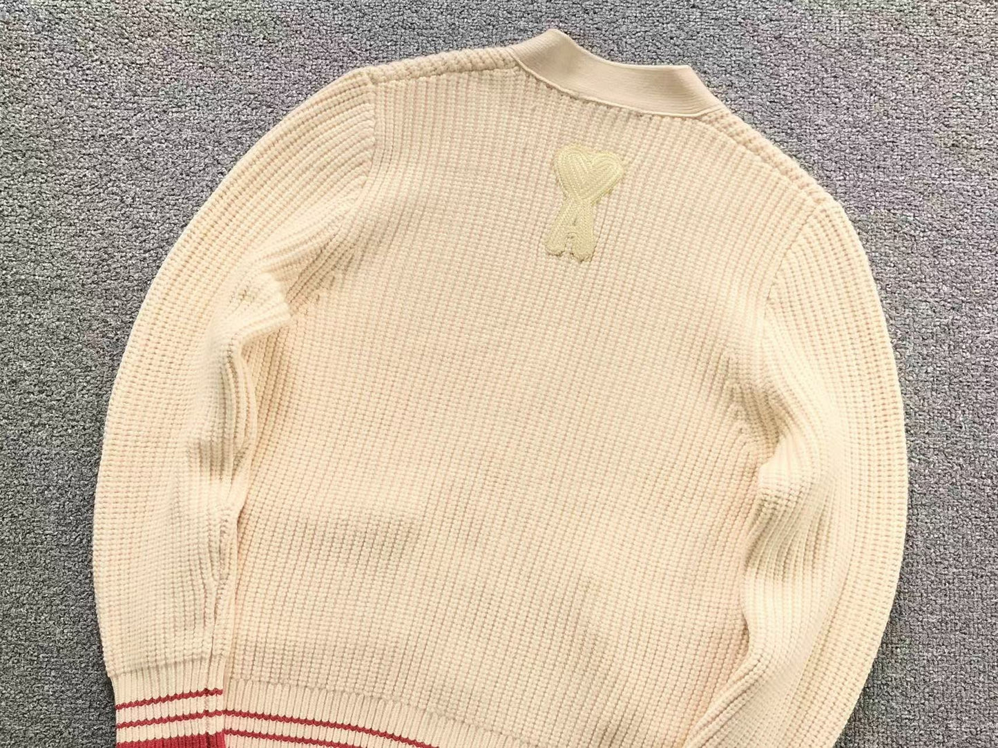Suéter Cardigan AMI Paris Knit Textured