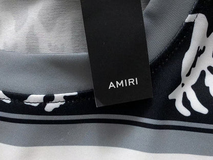 Camiseta AMIRI Monogram Stripe Pattern