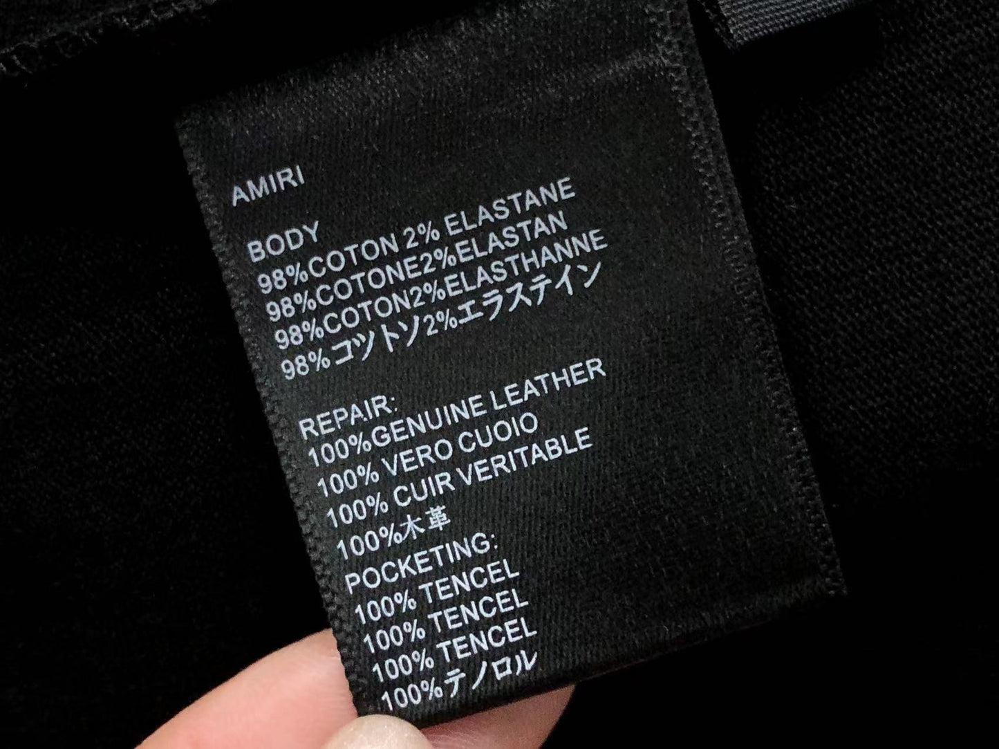 Camiseta AMIRI Core Logo Minimal Tee