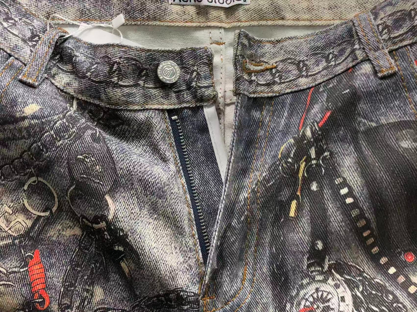 Calça Acne Studios Trashcore Accessory Jeans