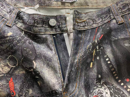 Calça Acne Studios Trashcore Accessory Jeans