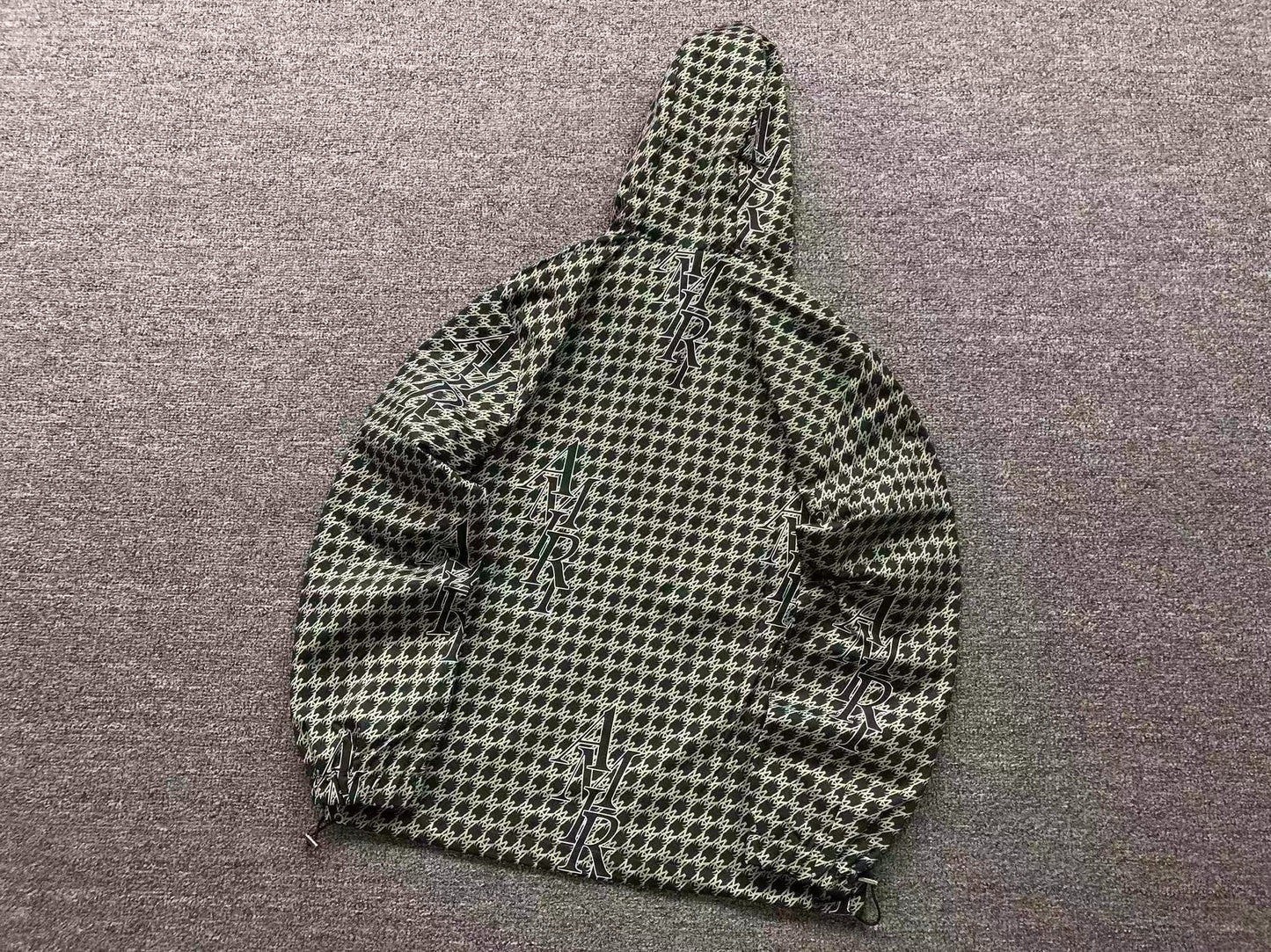 Jaqueta AMIRI Monogram Houndstooth Zip
