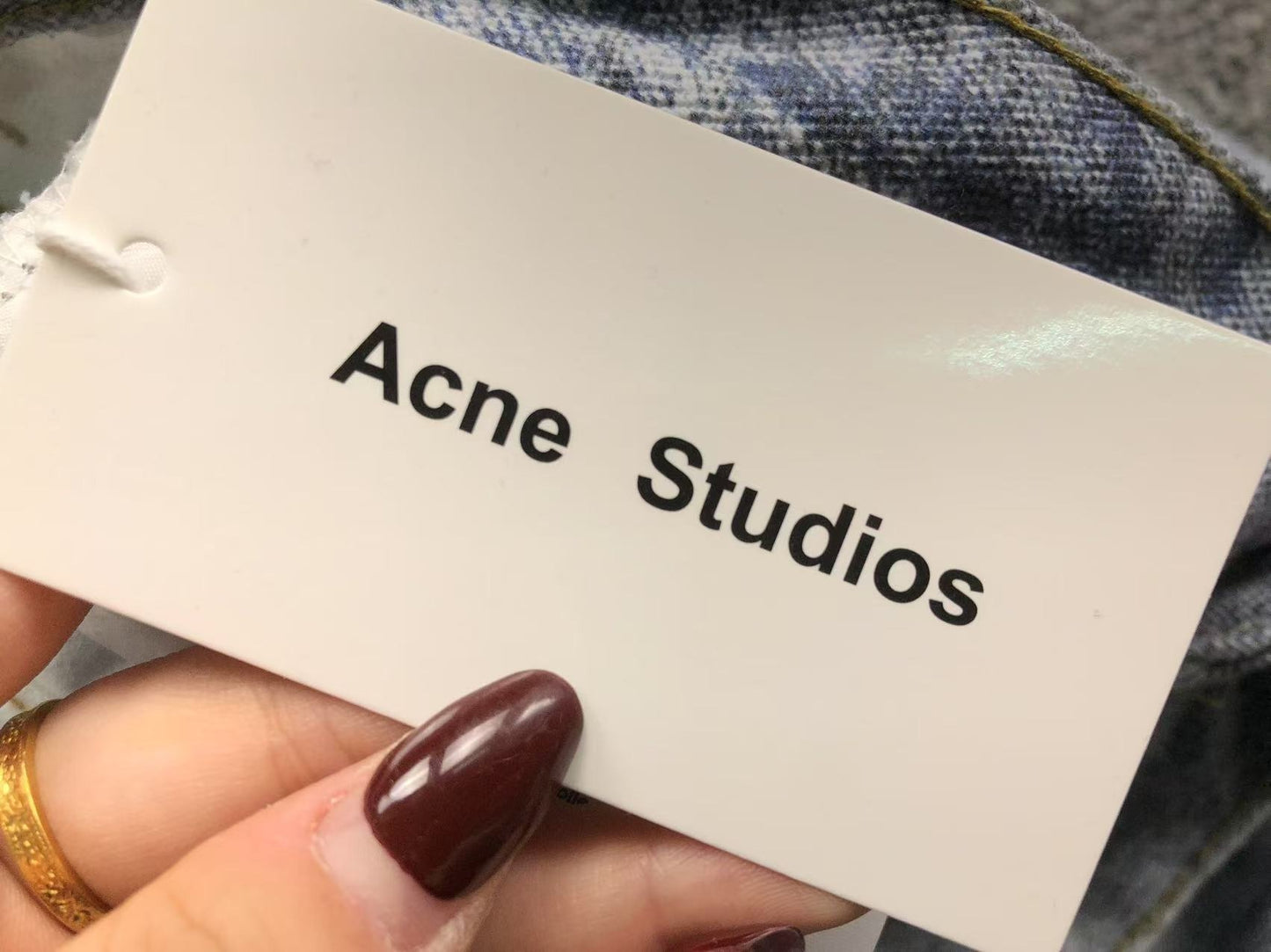 Calça Acne Studios Ice Wash Jeans