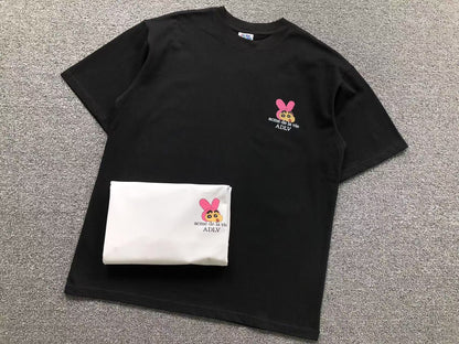 Camiseta ADLV Pink Bunny Cartoon Tee