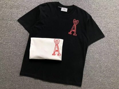 Camiseta AMI Paris Graphic Backprint Artist Edition