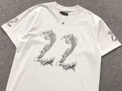 Camiseta AMIRI 22 Baroque Numbe
