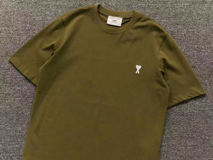 Camiseta AMI Paris Mini Heart Logo Minimal