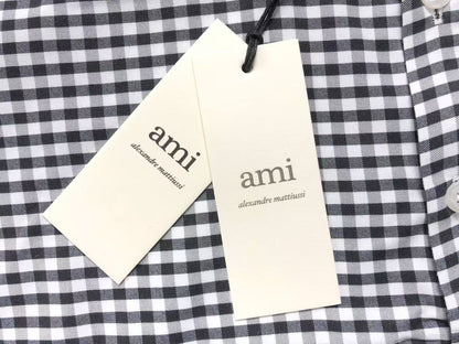 Camisa AMI Paris Gingham Mini Heart