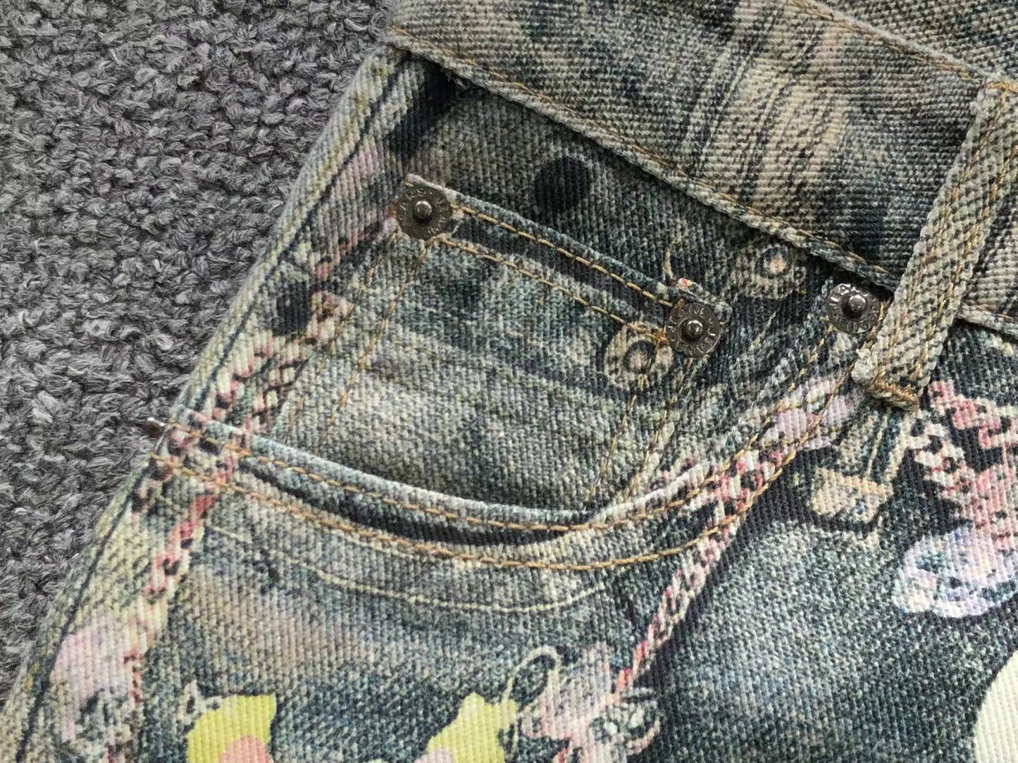 Calça Acne Studios Candy Chain Denim