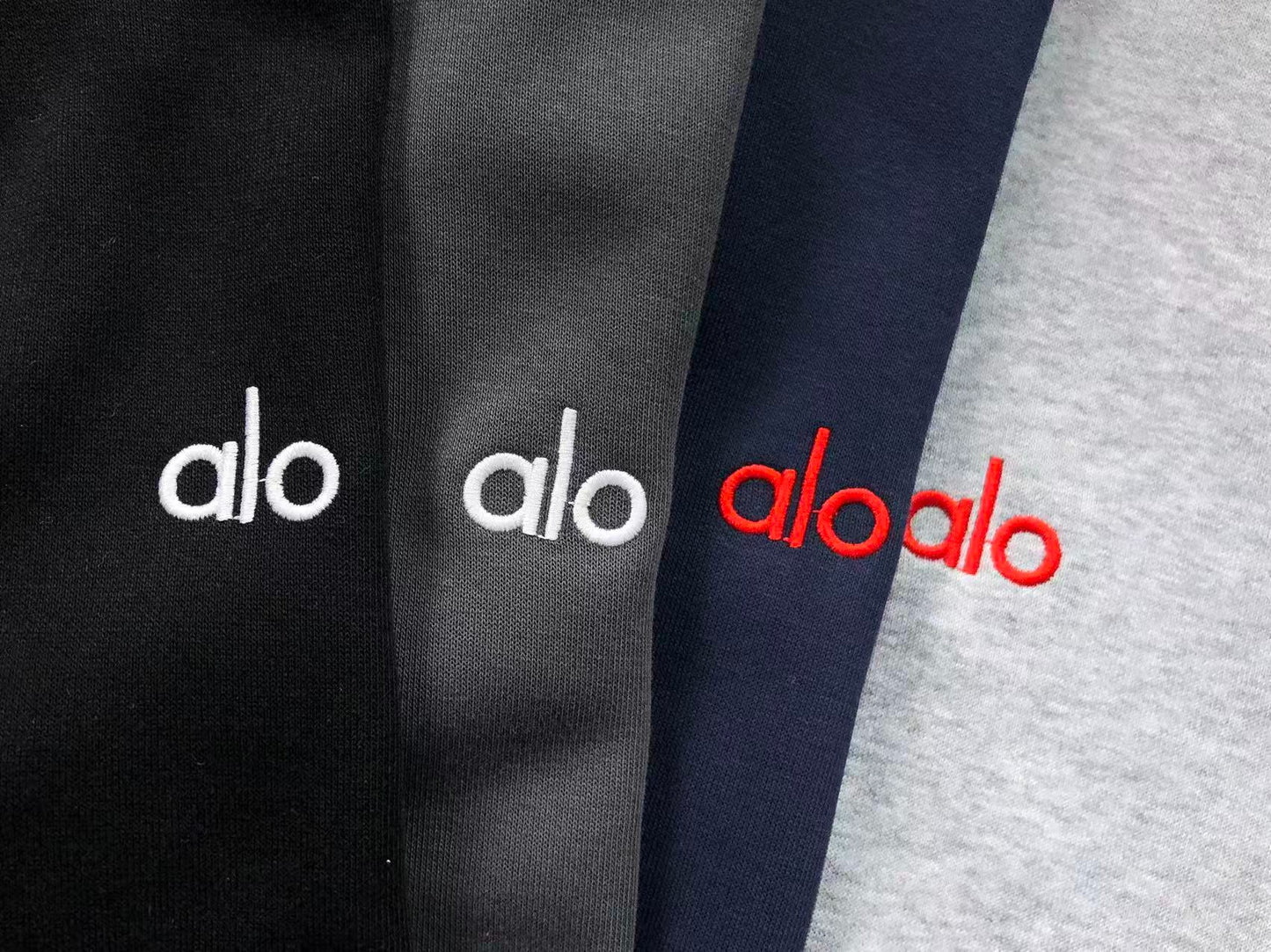 Moletom ALO half zip gola alta