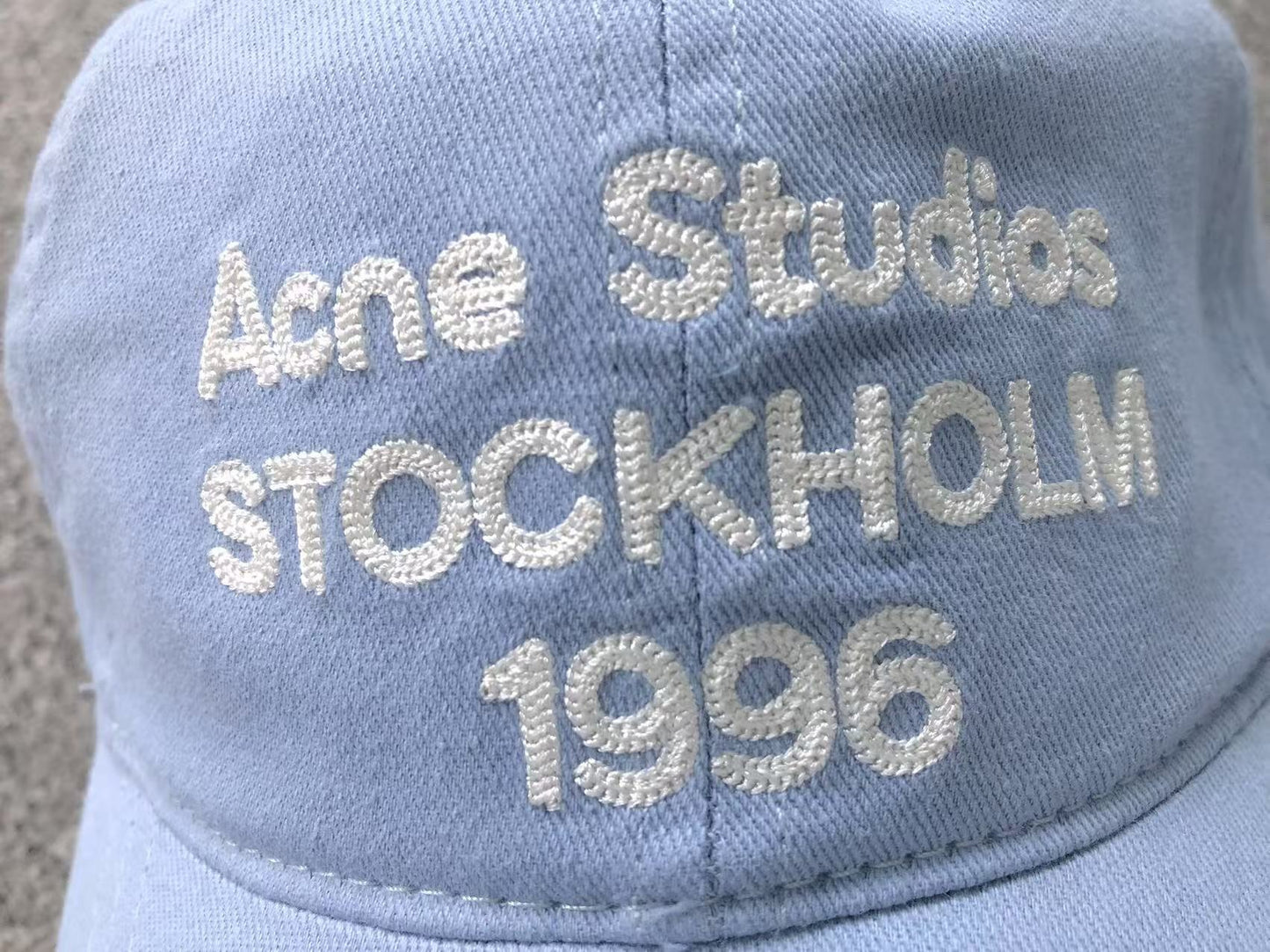 Boné Acne Studios Stockholm 1996 single