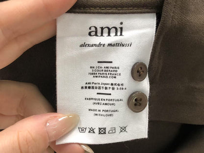 Camisa AMI Paris Classic Heart Manga Longa