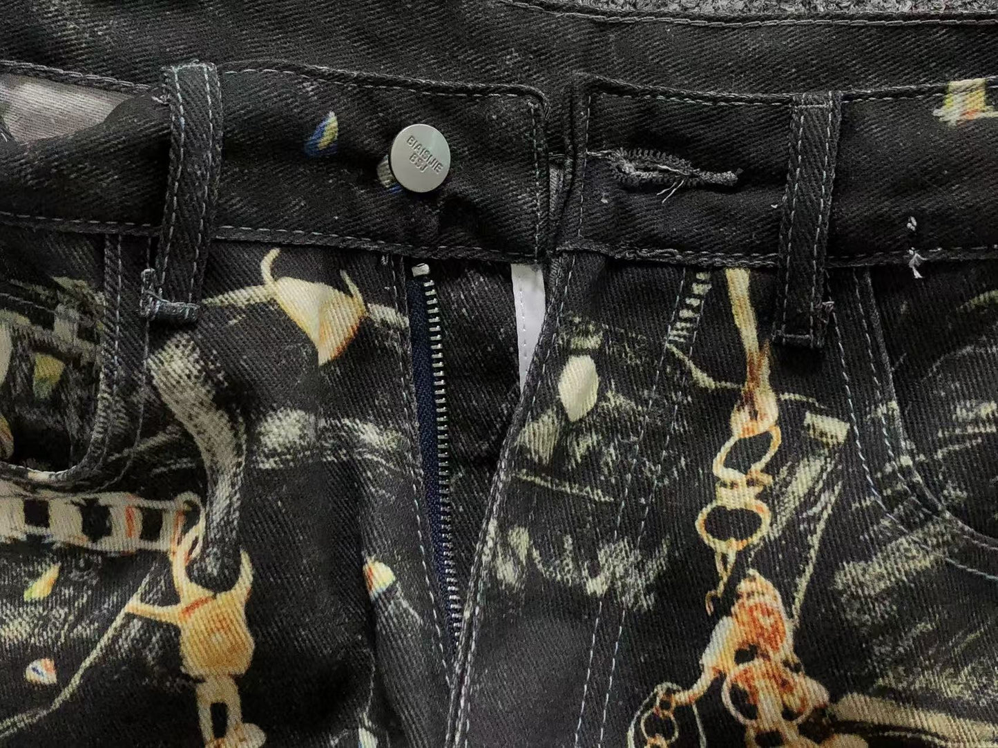 Calça Acne Studios Industrial Chain Jeans