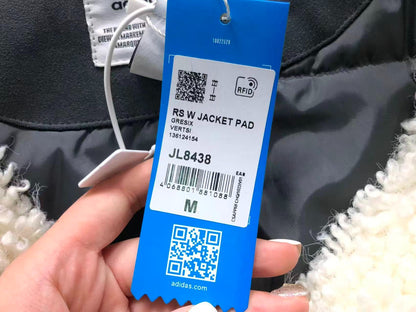 Jaqueta Adidas Feminina Sherpa Suede Winter Jacket