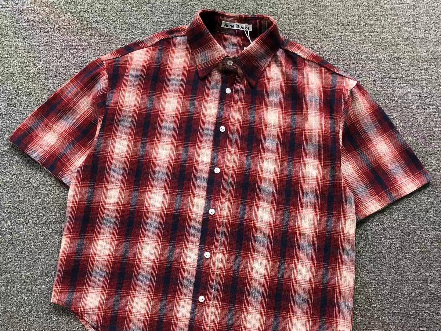 Conjunto Acne Studios Flannel Checkered set