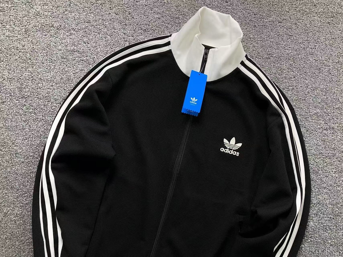 Moletom Adidas Originals Waffle Track Zip