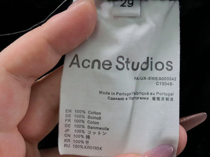 Short Acne Studios Washed Cargo Denim