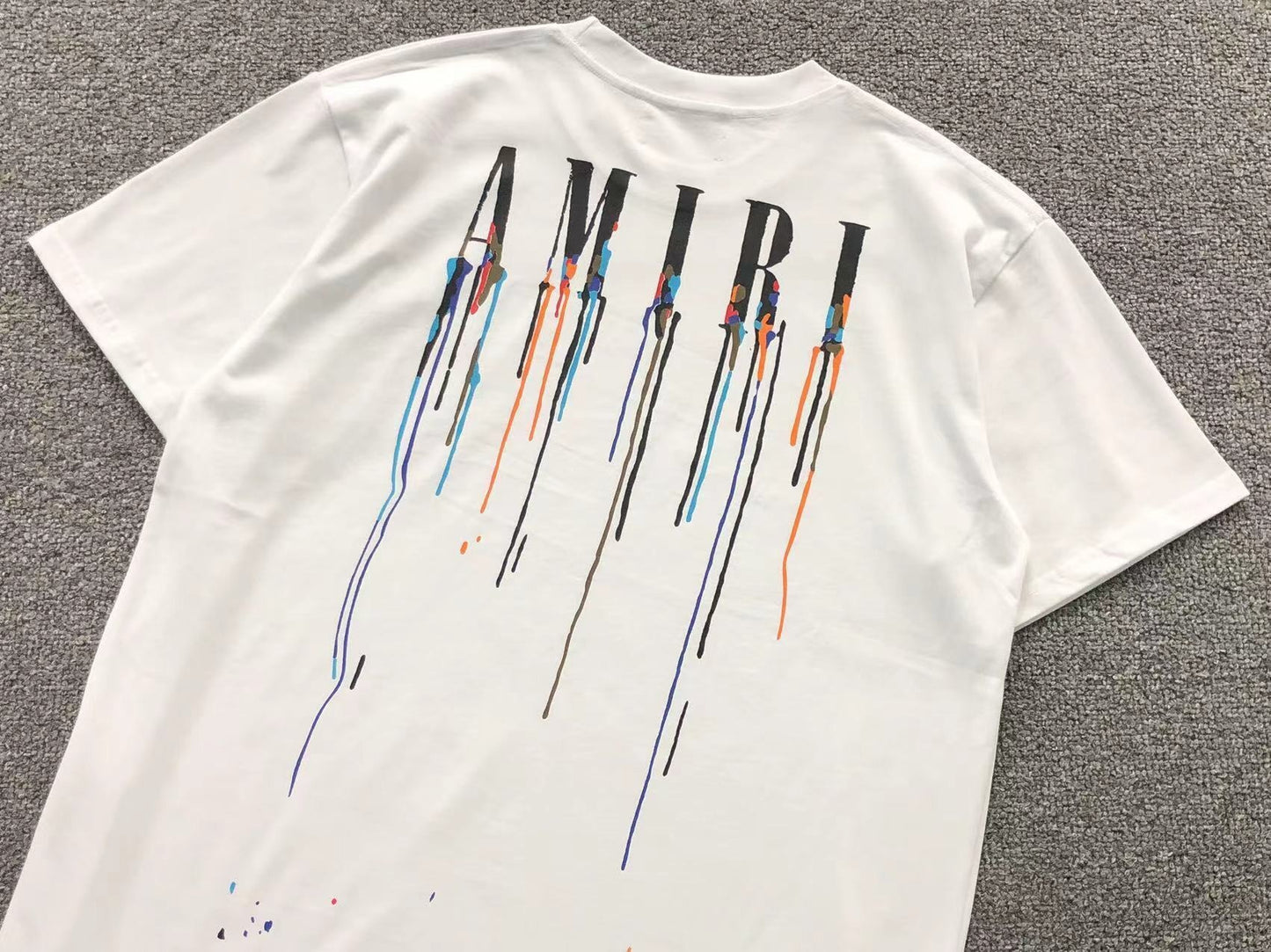 Camiseta AMIRI Drip Paint Logo