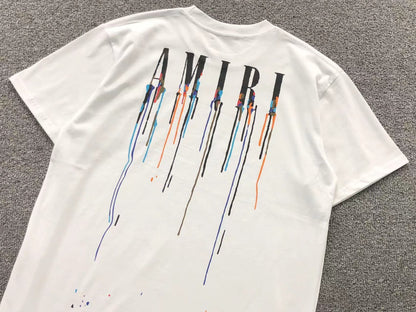 Camiseta AMIRI Drip Paint Logo