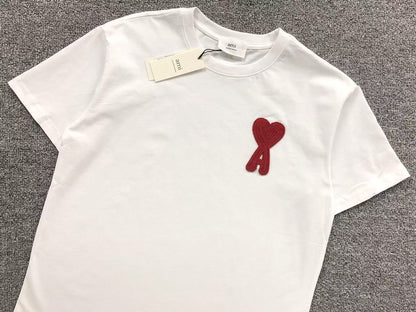 Camiseta AMI Paris Big Heart Patch Classic