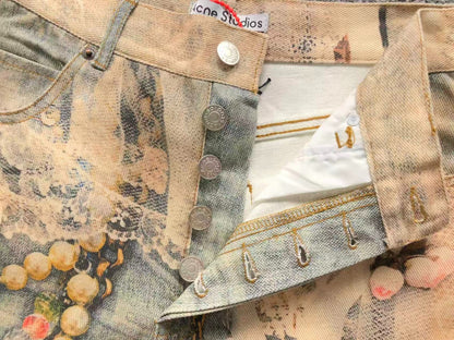 Calça Acne Studios Distressed Chain Wash