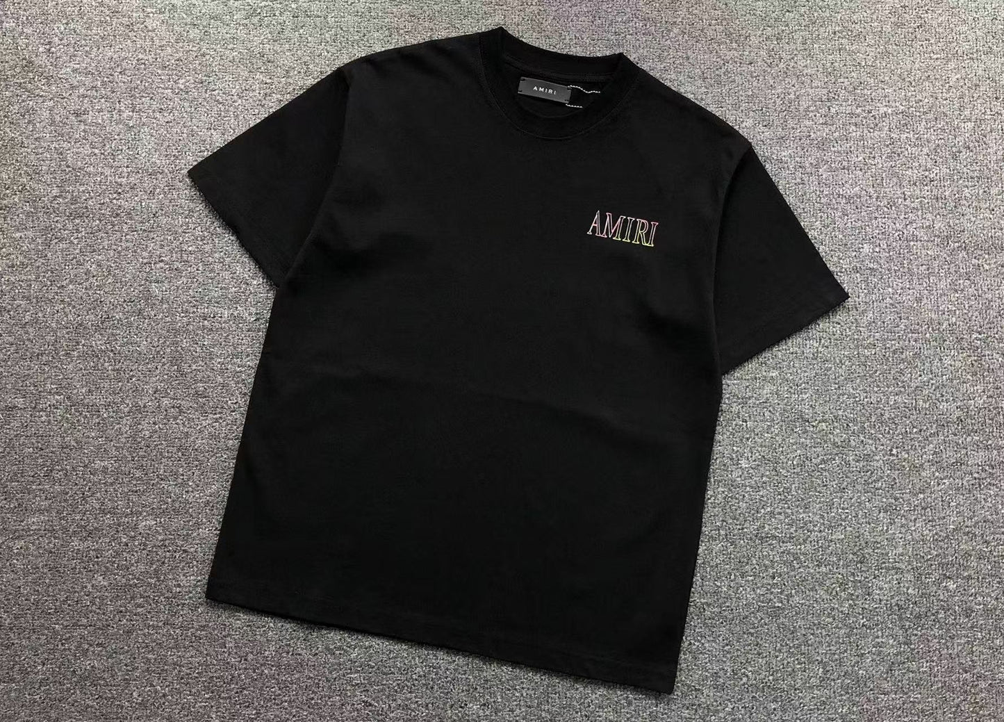 Camiseta AMIRI Rainbow Bandana Logo