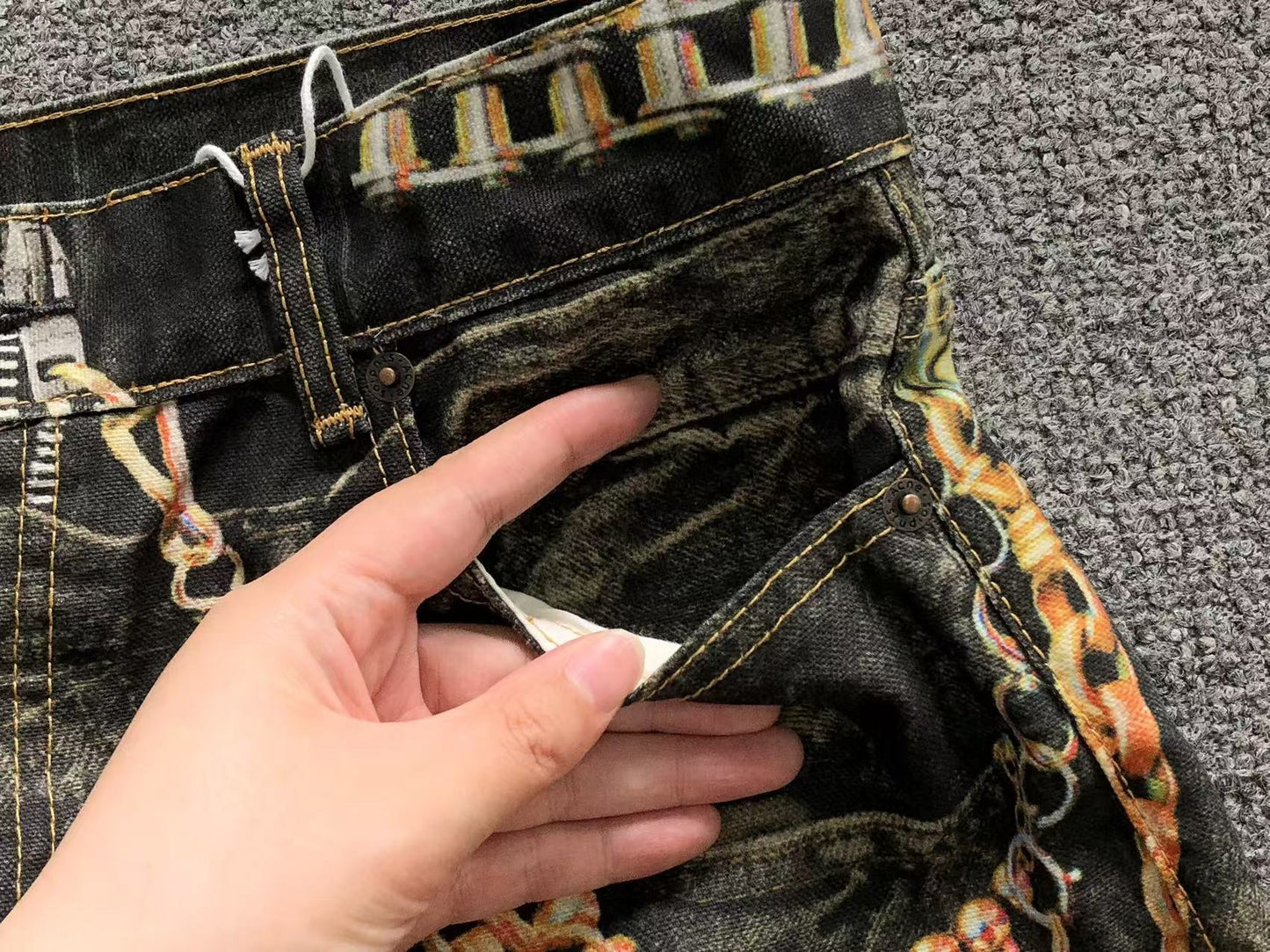 Calça Acne Studios Heavy Accessory Wash