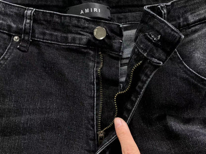 Calça AMIRI Signature Red Logo Jeans