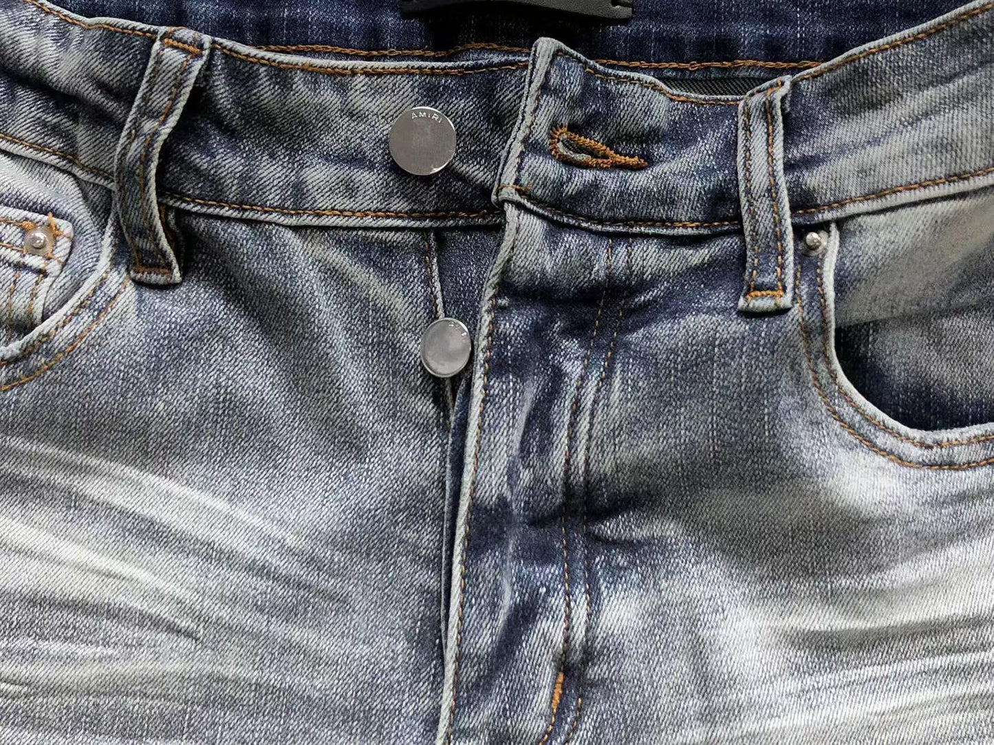 Bermuda Jeans AMIRI Distressed Monogram