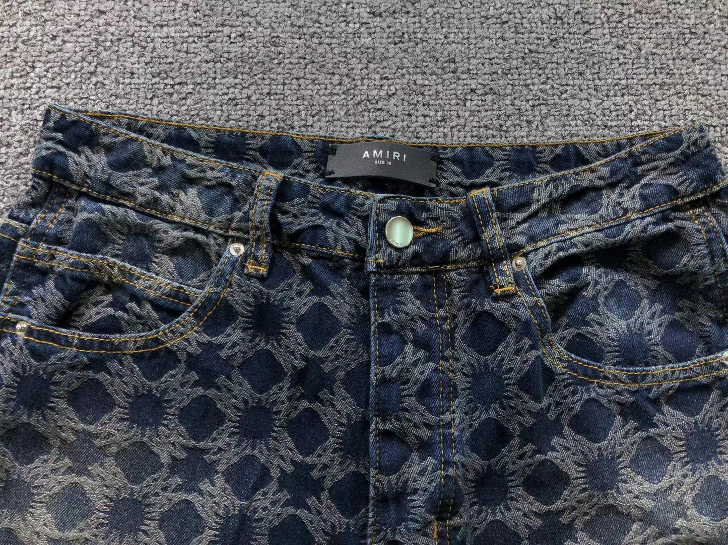 Calça AMIRI Monogram Cargo Denim