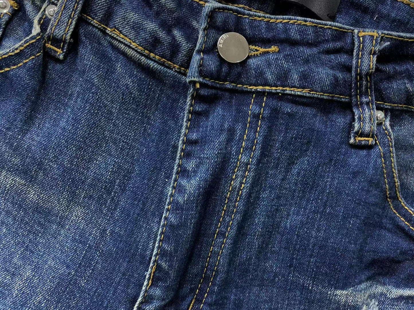 Calça AMIRI Vintage Logo Dark Denim