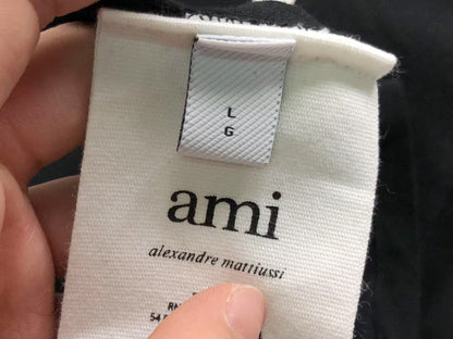 Camiseta AMI Paris Mini Textured Logo Tee