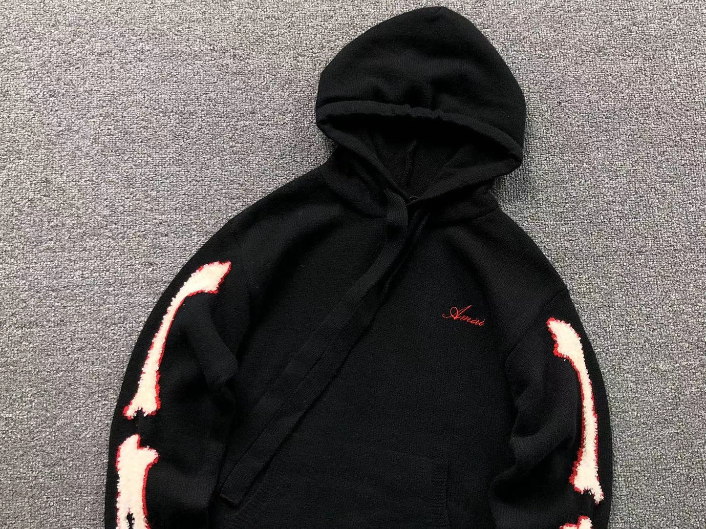 Suéter AMIRI Sleeve Flame Minimal Hoodie
