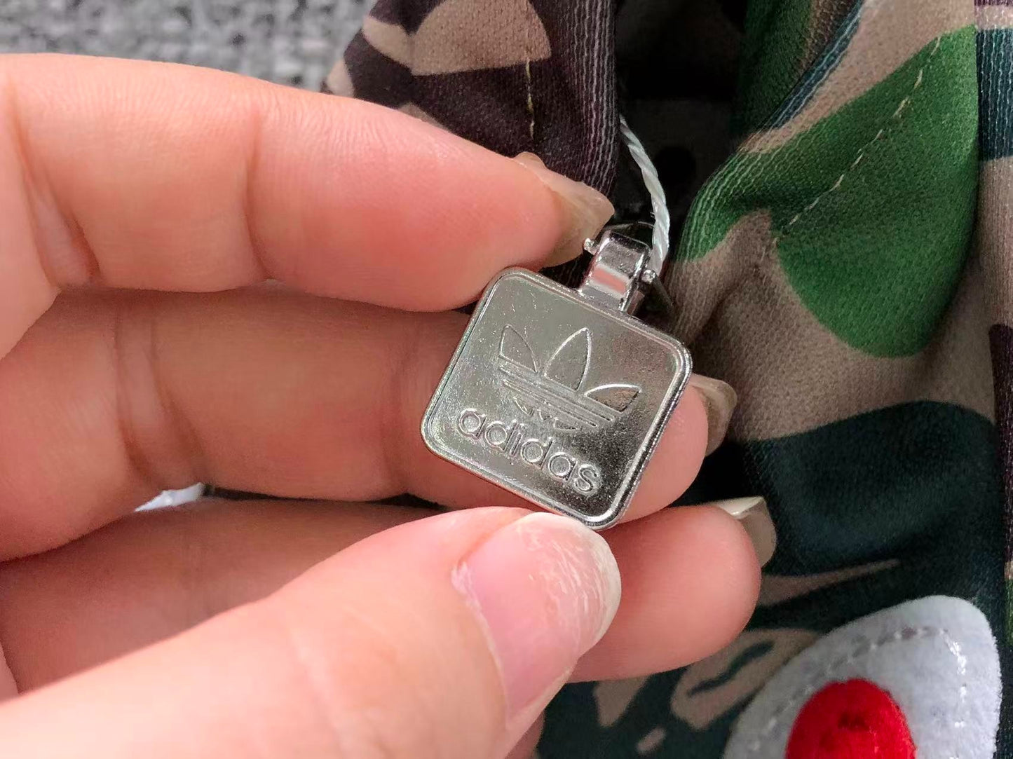 Moletom Adidas x BAPE Shark Camo Zip Hoodie