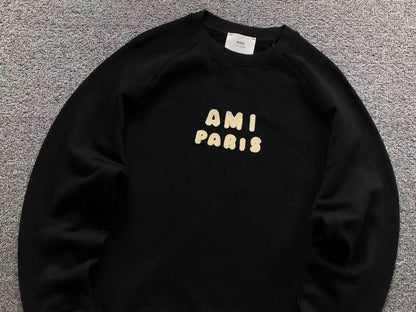 Moletom AMI Paris Bubble Logo Crewneck