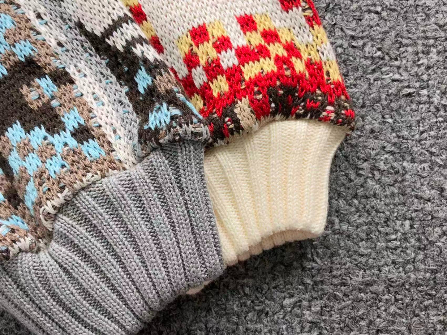 Moletom Adidas Nordic Knit Sleeve Crewneck