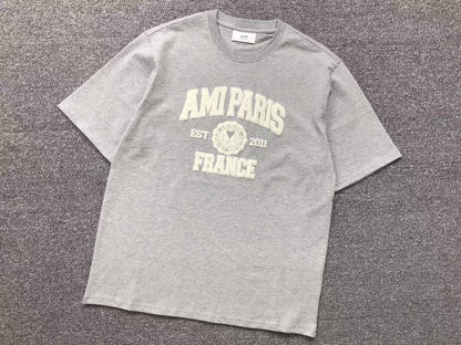 Camiseta AMI Paris College Logo France