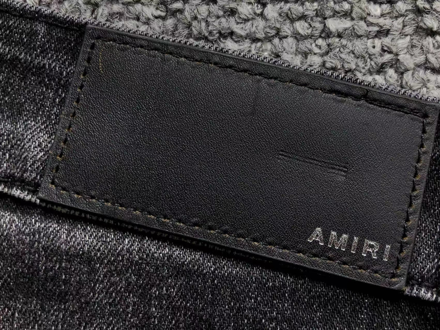 Calça Jeans AMIRI Distressed Black