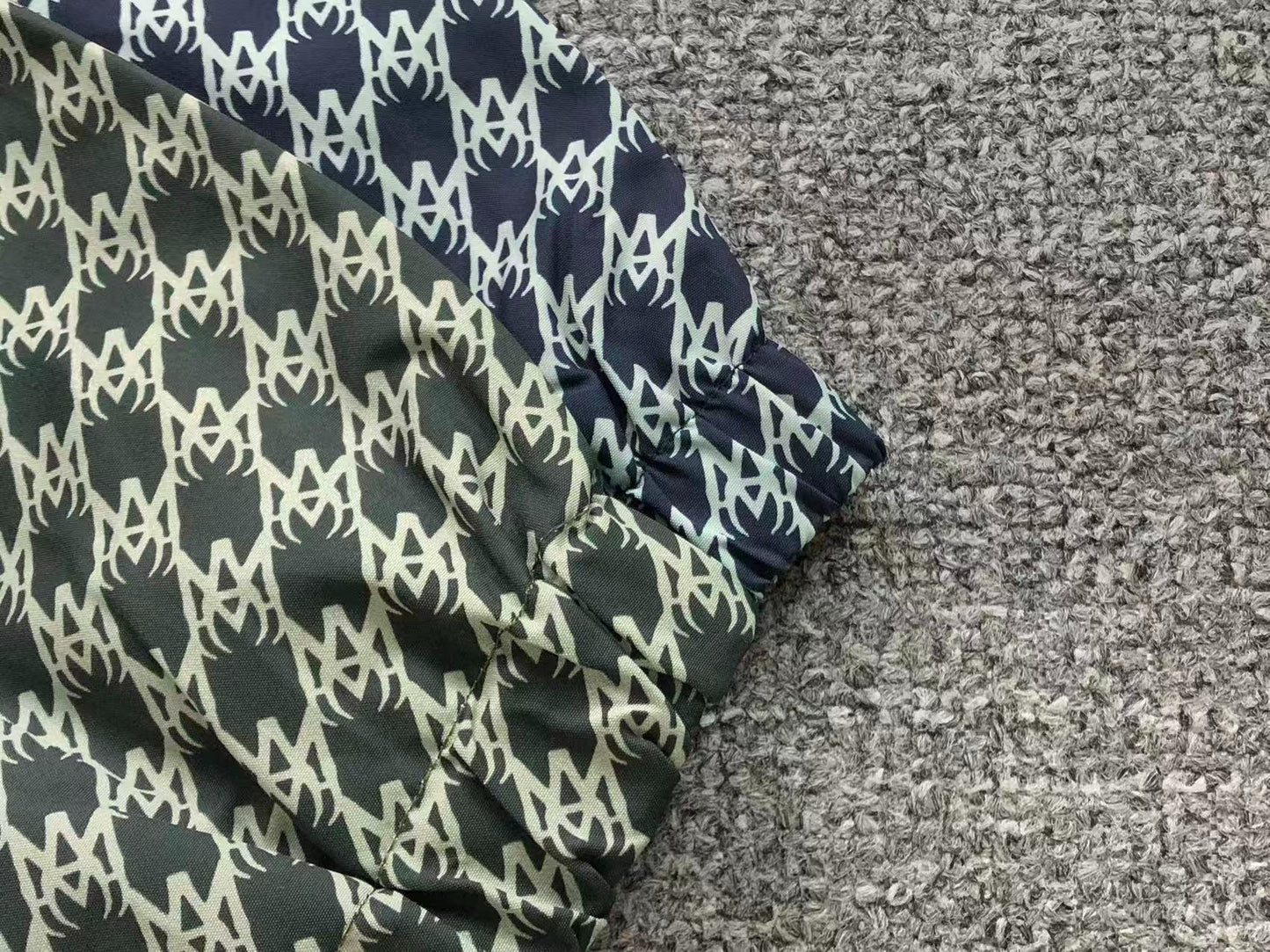 Jaqueta AMIRI Monogram Houndstooth Zip