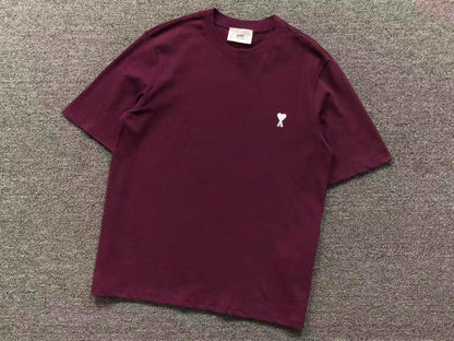Camiseta AMI Paris Mini Heart Logo Minimal