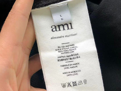 Moletom AMI Paris com Zíper Logo Coração Paris